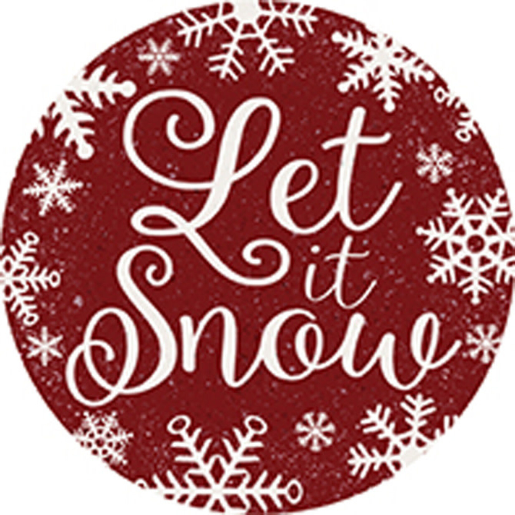 Let It Snow - Car Coaster
