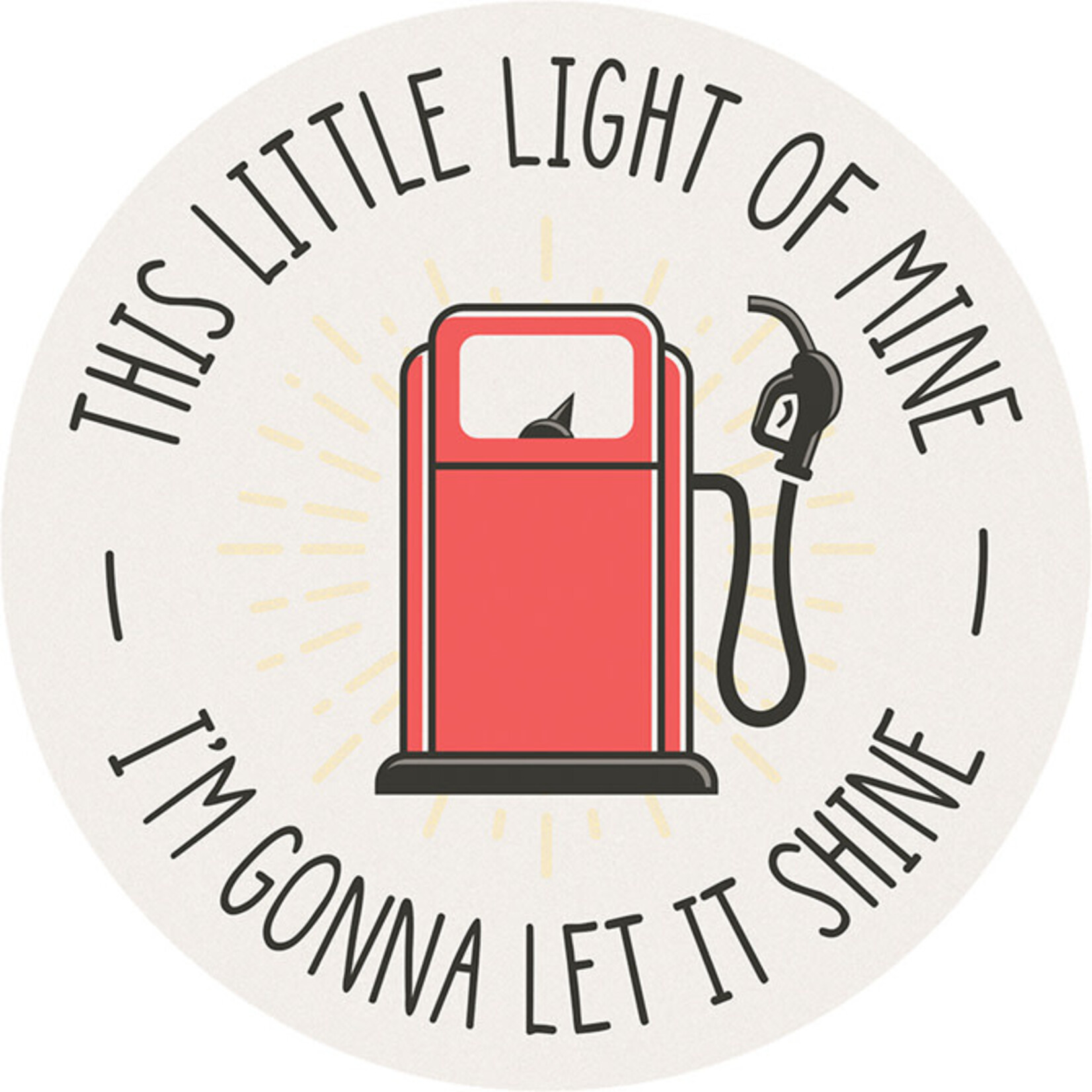 Light Of Mine Car Coaster