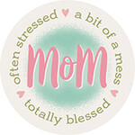 Mom Blessed Car Coaster