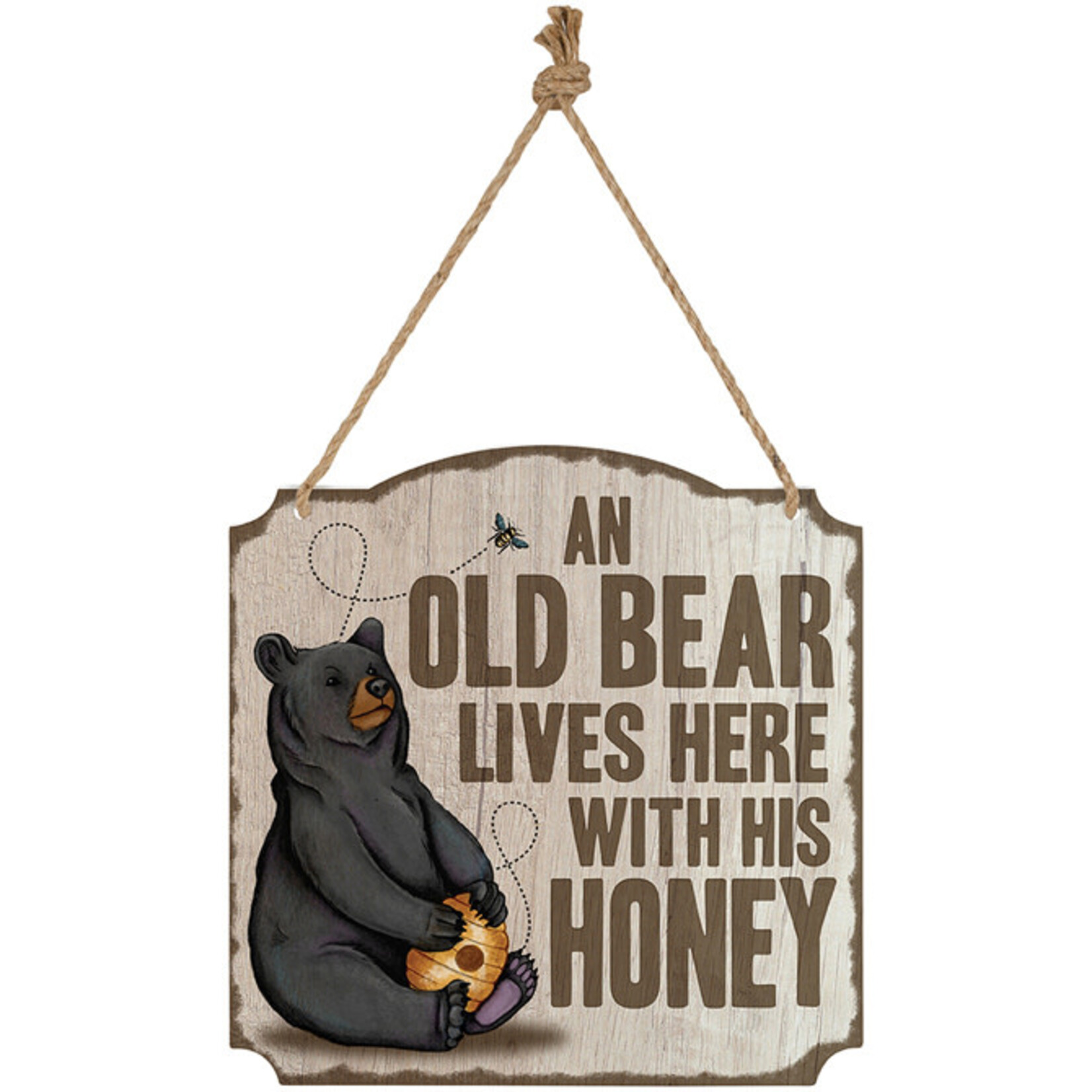 Old Bear Metal Sign