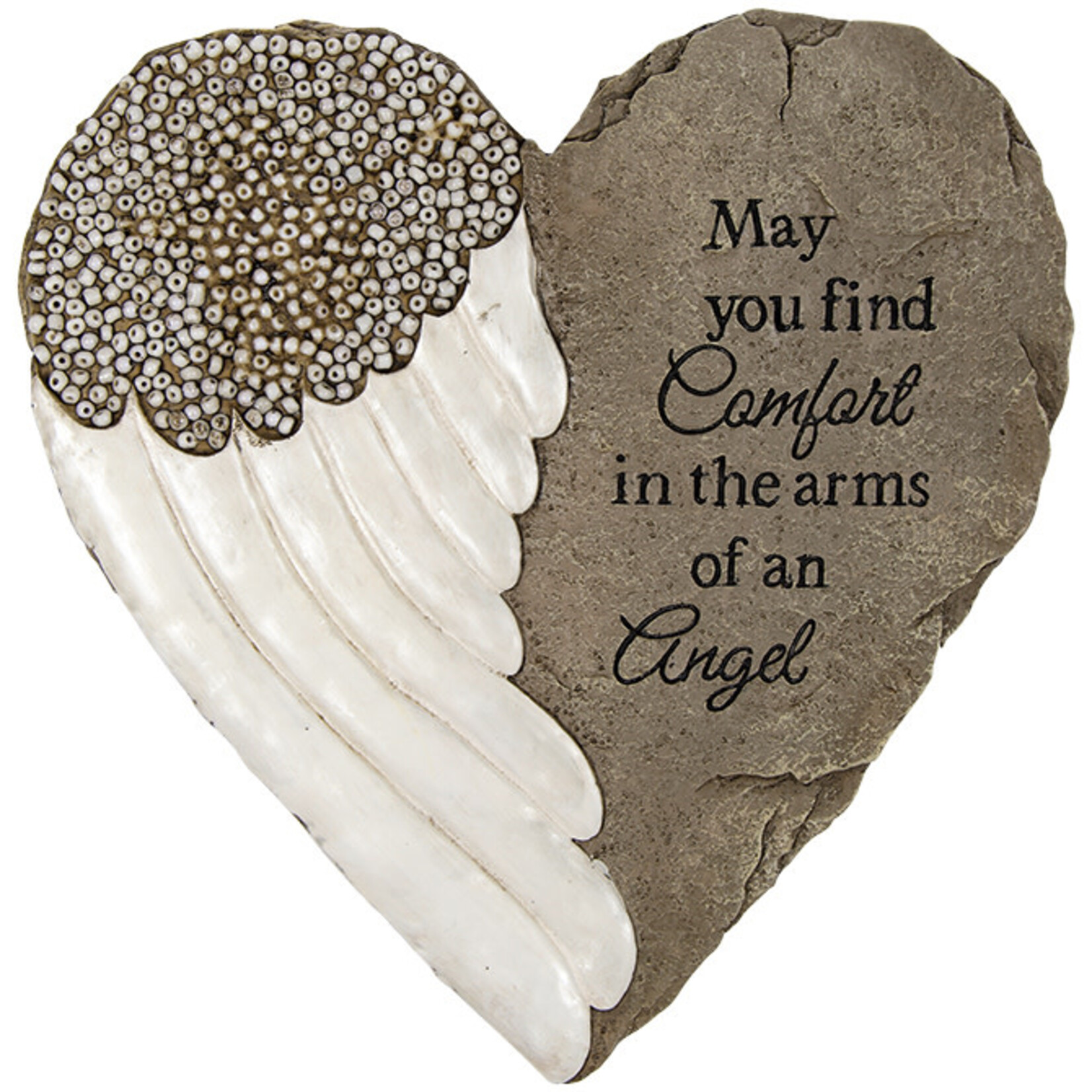 Arms Of an Angel Heart Stone