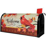 Autumn Day Cardinal Mailbox Cover