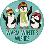 Winter Wishes Car Coaster