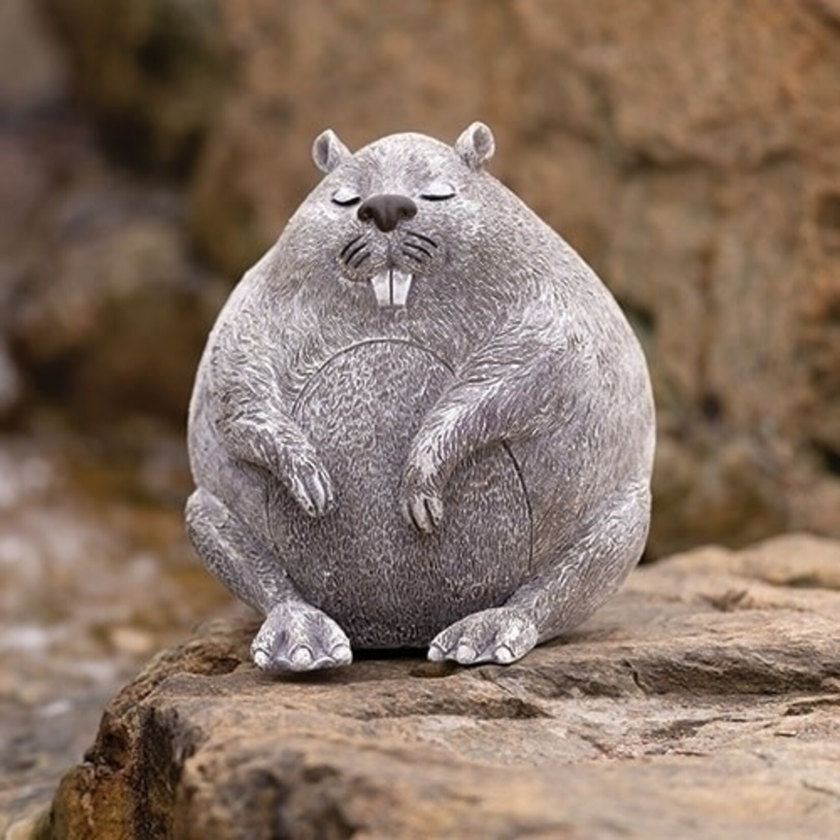 Beaver Pudgy Pal Statue  (H 6)