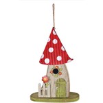 Mushroom Birdhouse - Red