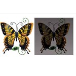 Solar Butterfly Wall Décor-Yellow