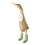 DCUK Floral Ducklet  in Green boots