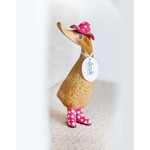 DCUK Pink Spotty Hat and Boots Duckling