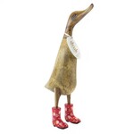 DCUK Floral Ducklet in Red boots