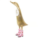 DCUK Floral Ducklet in Pink boots