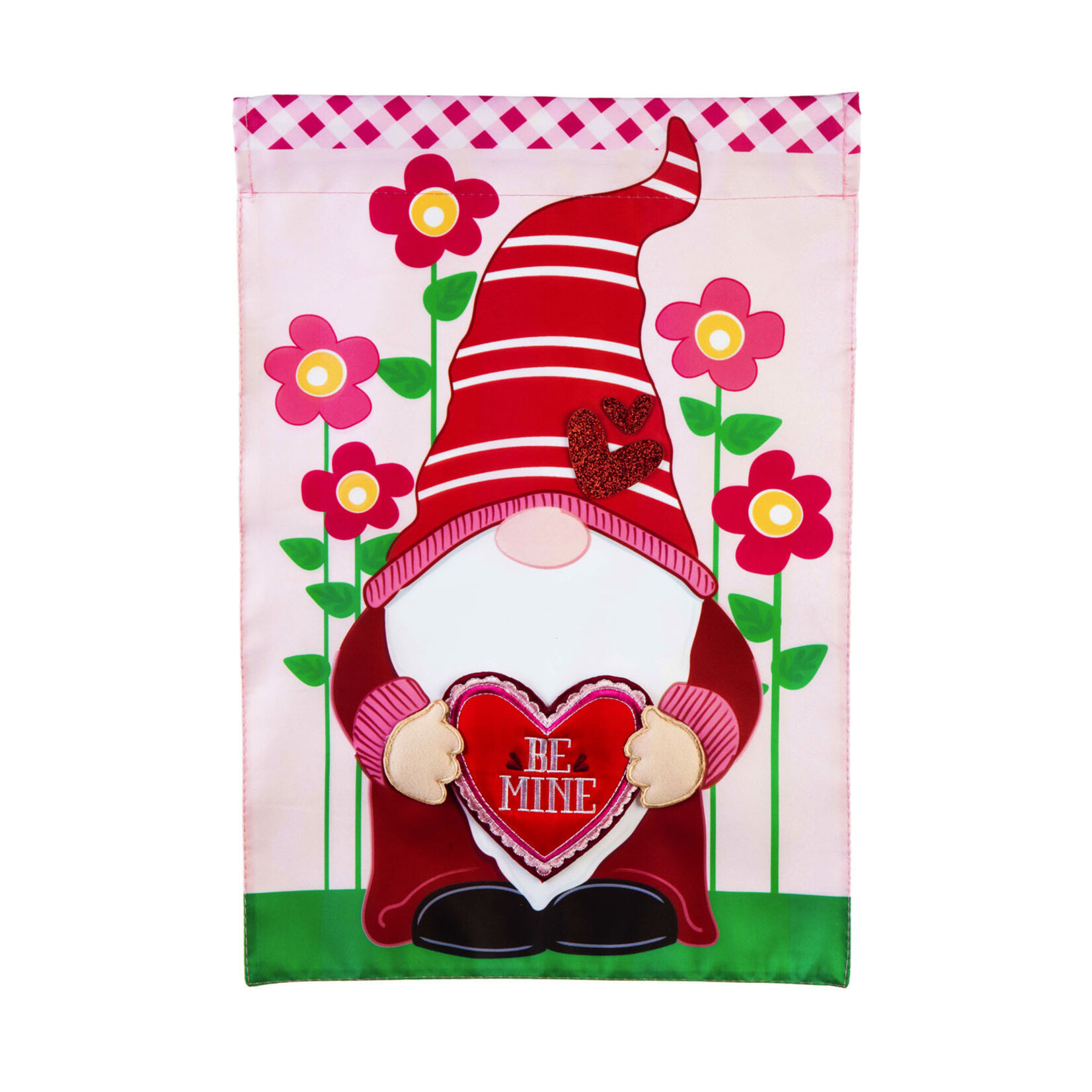 Valentine Gnome Applique Garden