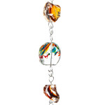 71"H Multicolor Glass Rain Chain    (D3)