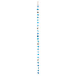 71"H Blue Glass Rain Chain  (WS wall c)