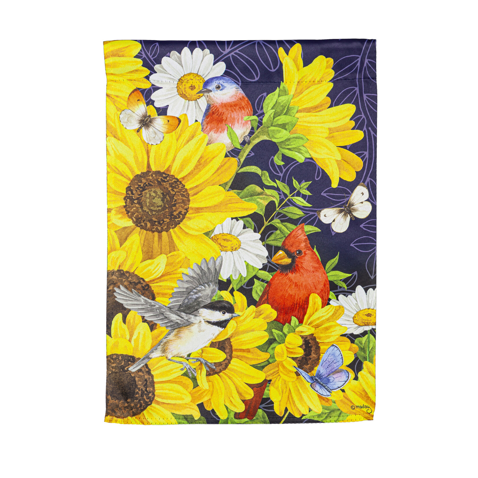 Sunflower Glory Garden Suede Flag   (Pantry #1)