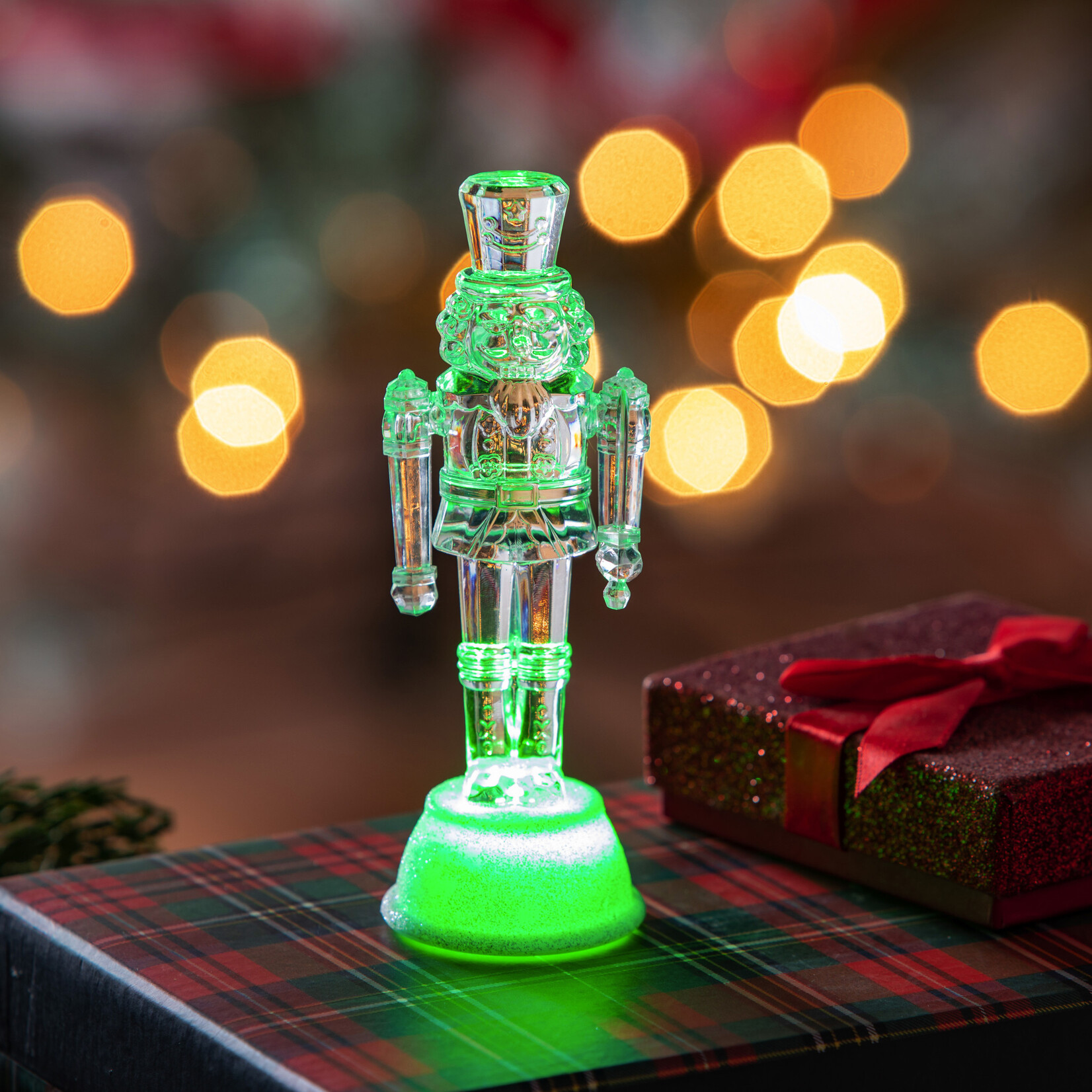 Color-Changing LED Nutcracker