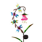 Twinkling Lights Dragonfly Solar Stake