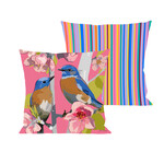 Birdies on Cherry Blossoms 18" Pillow Cover