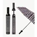 Vinrella Wine Bottle Umbrella Geometric