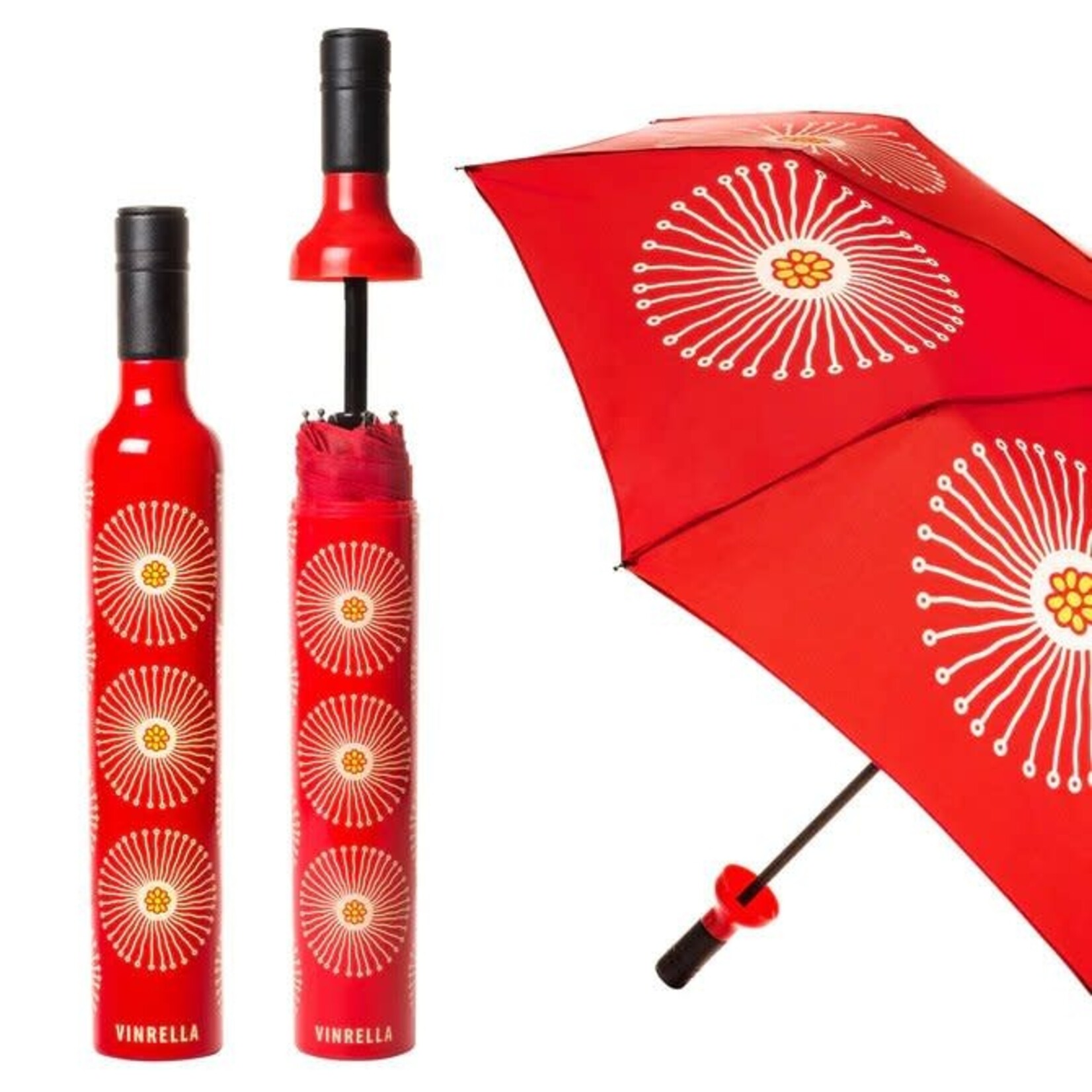 Vinrella Wine Bottle Umbrella Flora