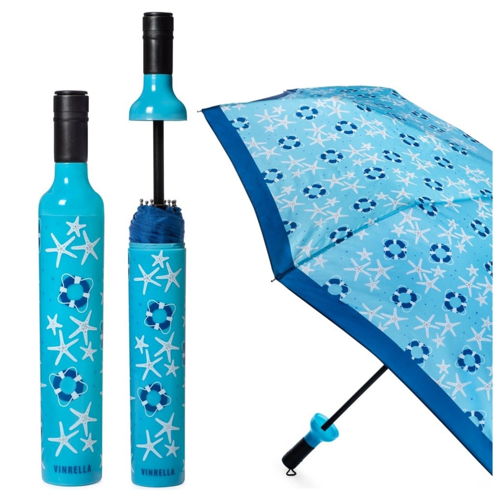 Vinrella Wine Bottle Umbrella  Coastal Days