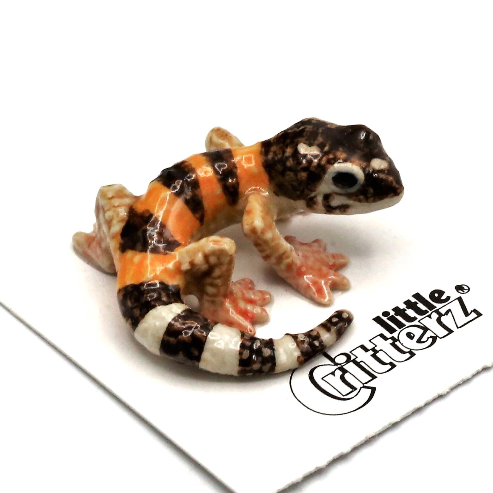 Little Critterz Leopard Gecko Porcelain Miniature