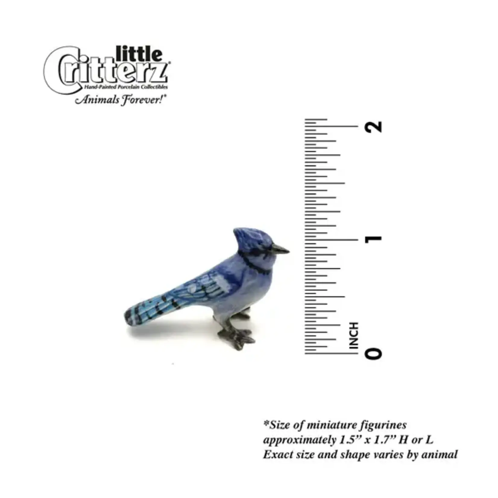 Little Critterz "Mischief" Blue Jay Miniature