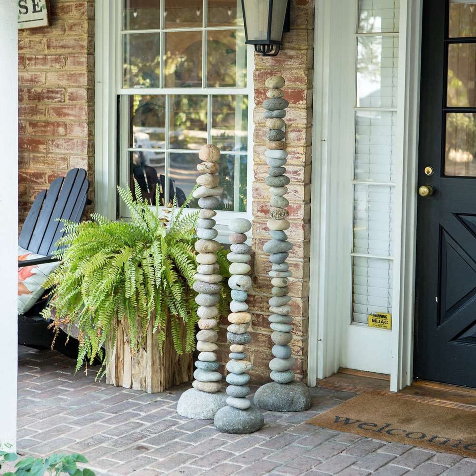 Garden Age Supply Rock Cairn Tower 36"