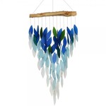Gift Essentials Deluxe Ocean Ombre Waterfall Glass Chime