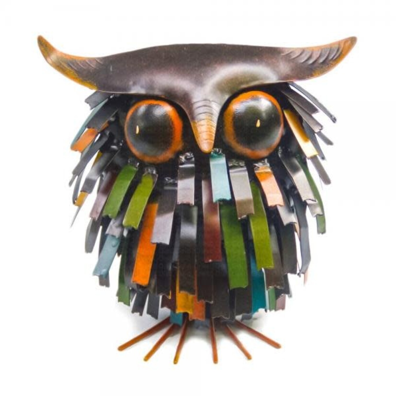 Spiky Owl Sculpture    (G10)