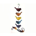 Welcome Hanging Birds Decor