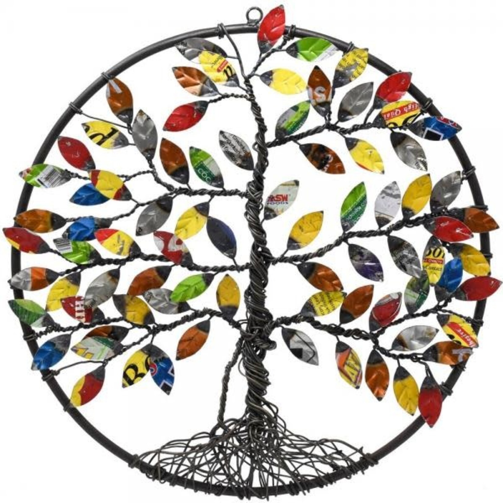 Recycled Metal Tree of Life Wall Décor