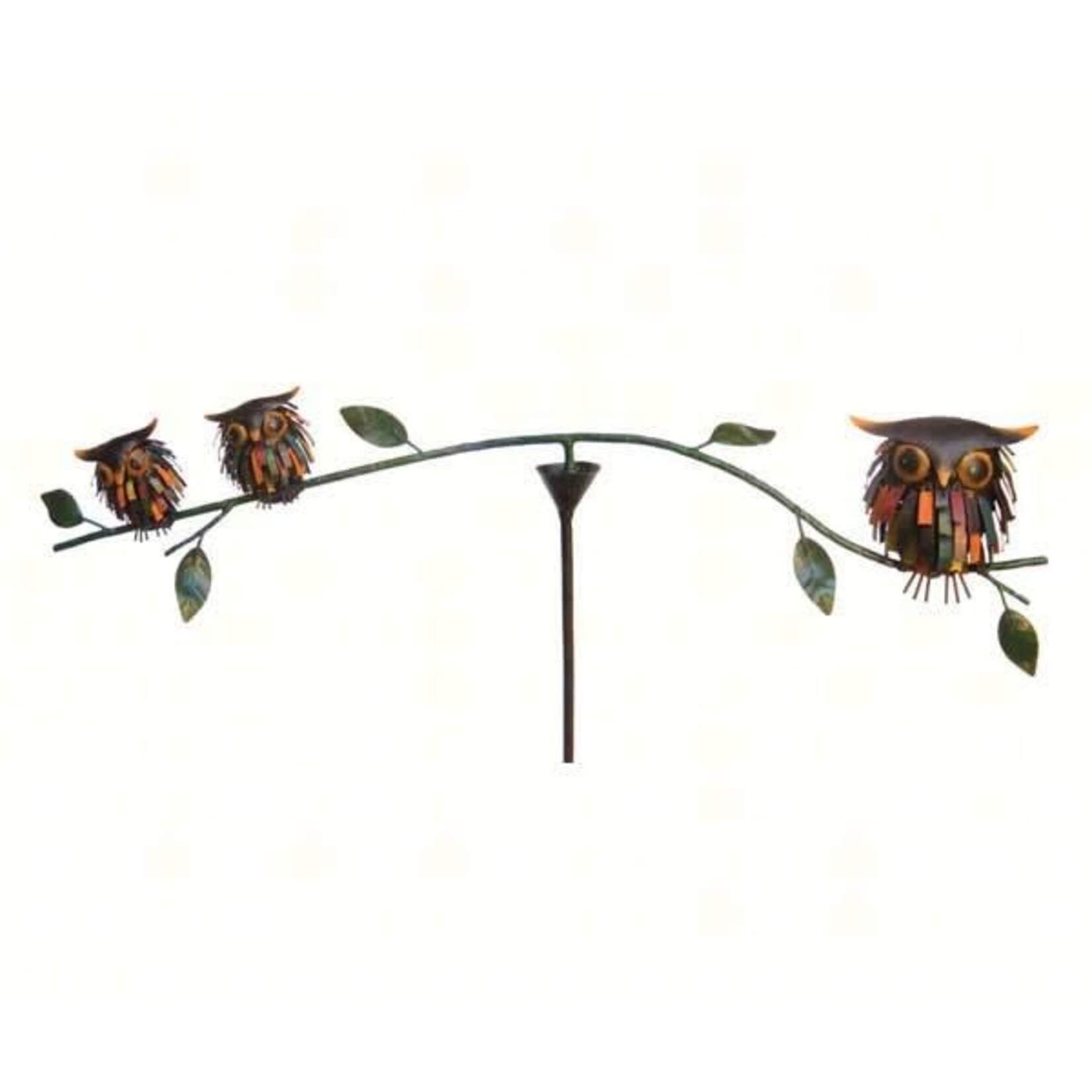 Spikey Owl Garden Balancer Stake