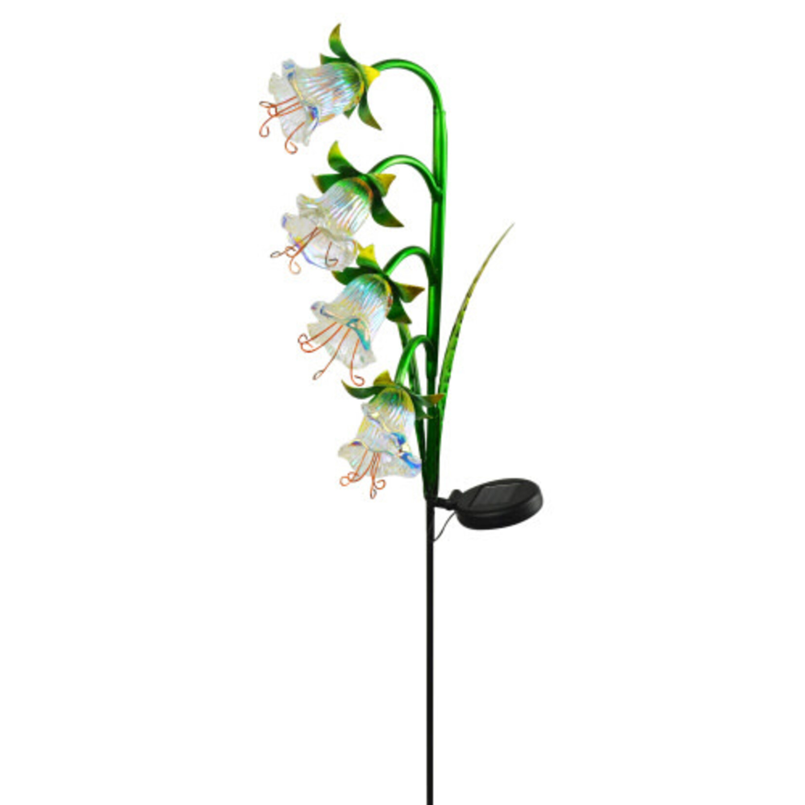 Bluebell Glass Solar Stake Clear