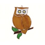 Gift Essentials Stained Glass Owl Suncatcher