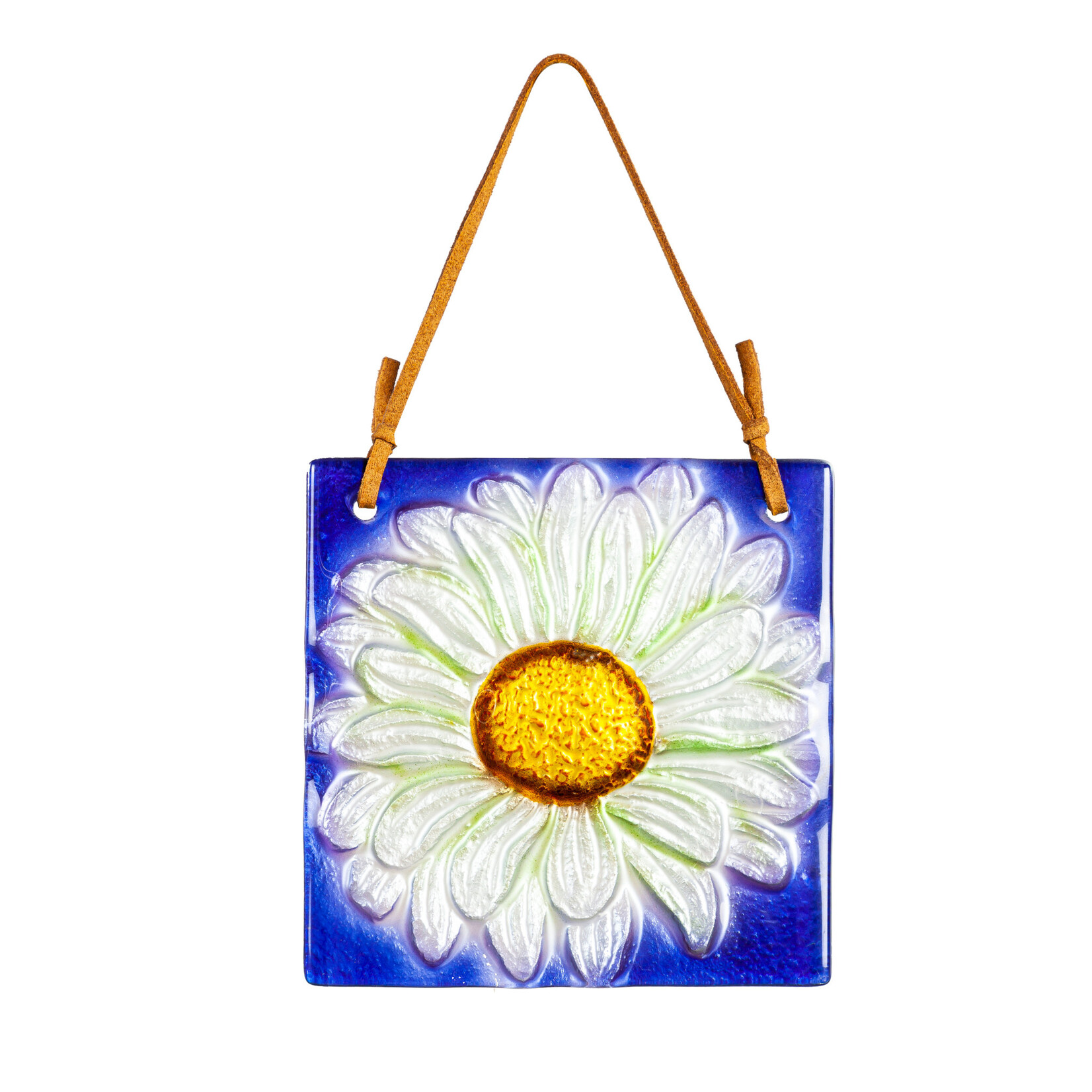 Daisy Flower Glass Suncatcher