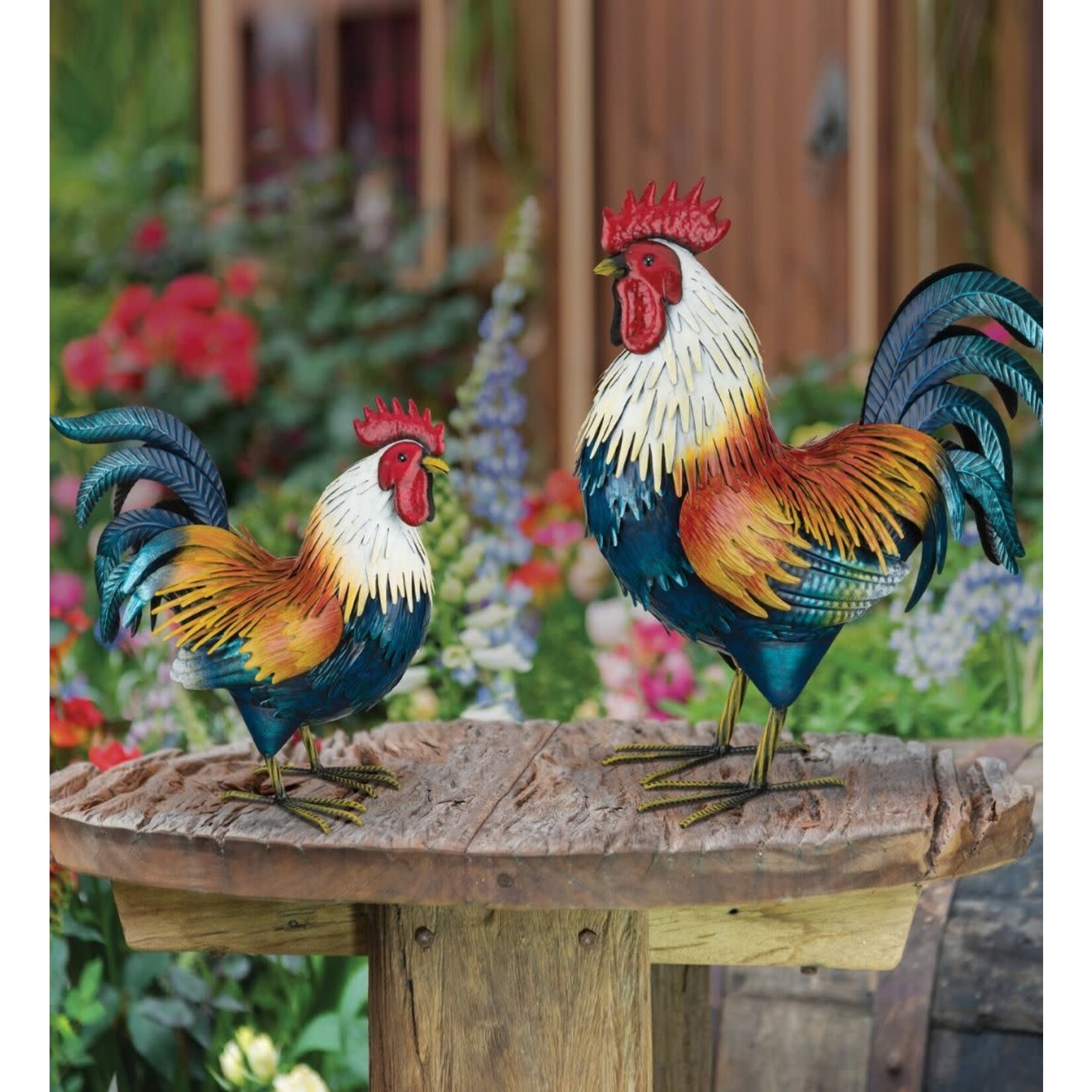 Regal Art & Gift Golden Duckwing Rooster Decor Medium
