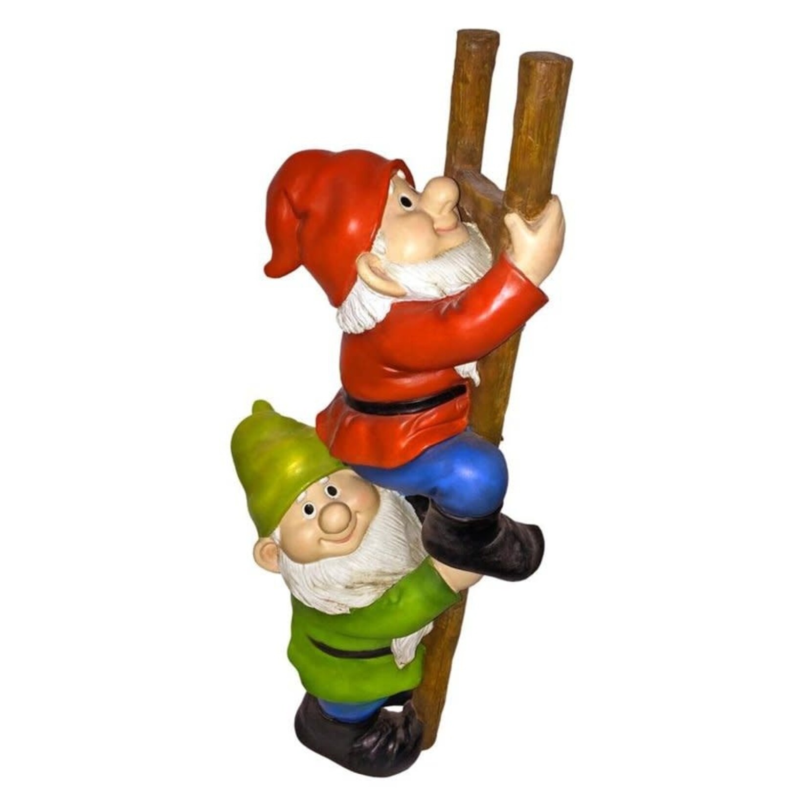 Up the Ladder: Climbing Garden Gnome Statue (H 19)