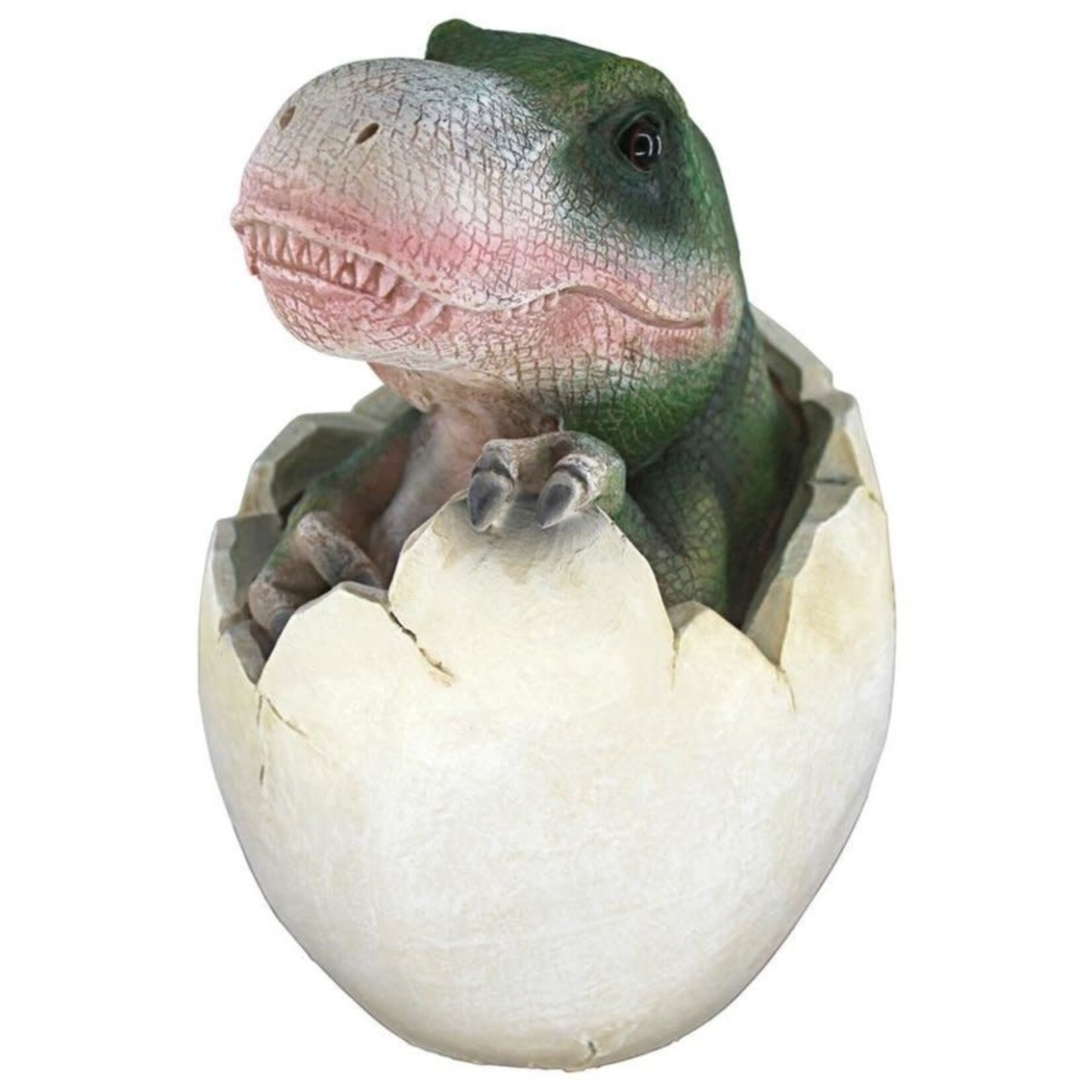 Baby Tyrannosaurus Rex Dino Egg Statue