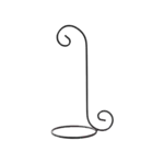Kitras Glass Single Ornament Hanger Stand - Large