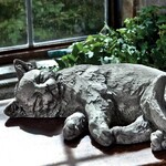 Campania Dreaming Kitty Statue