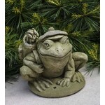 Campania Golfer Frog Statue