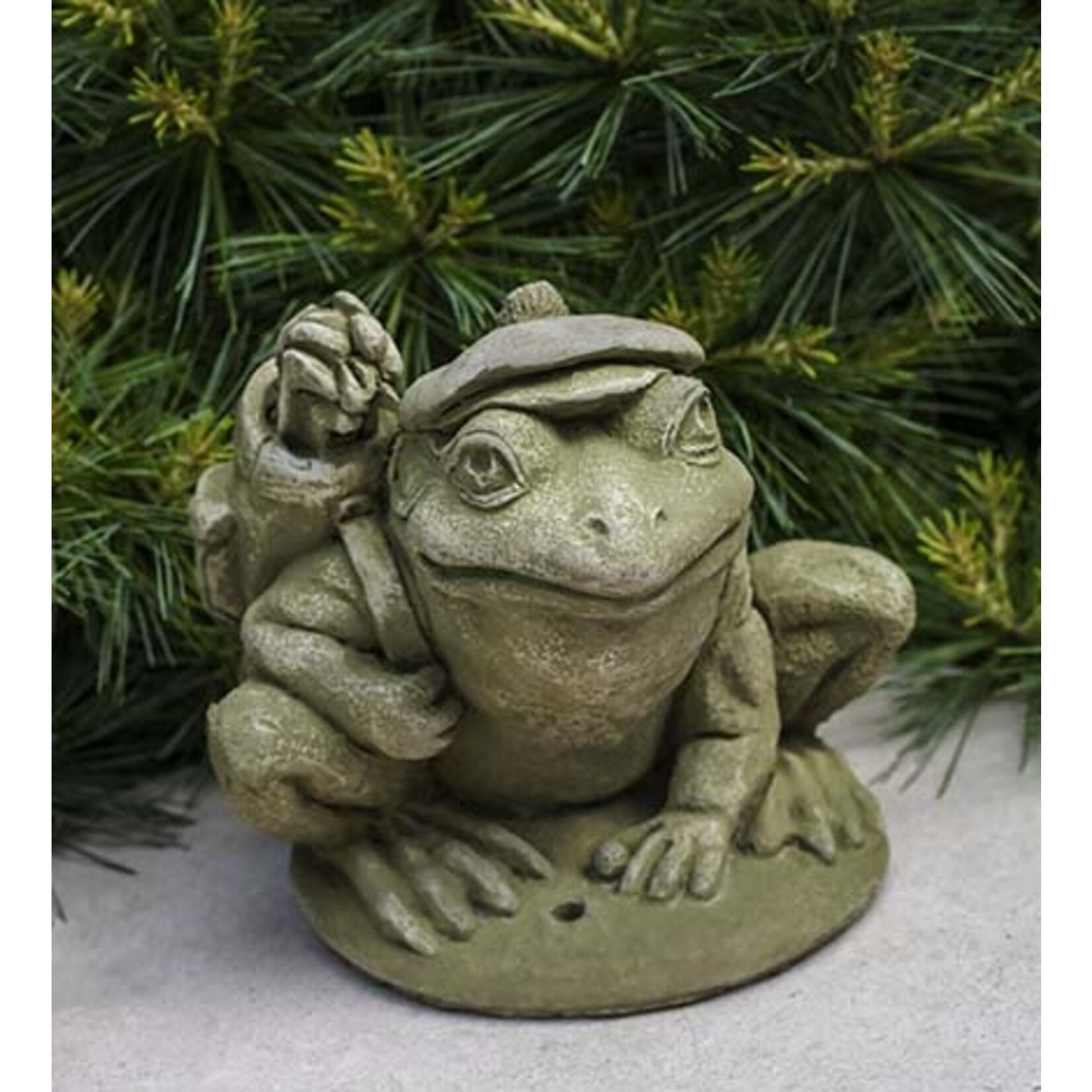 Campania Golfer Frog Statue