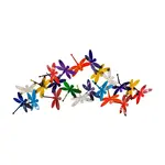 Think Outside Dragonfly Wall Panel - Multi  Colored