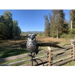 Esschart Design Metal Owl Rocker-84" H Wingspan 64" Wide