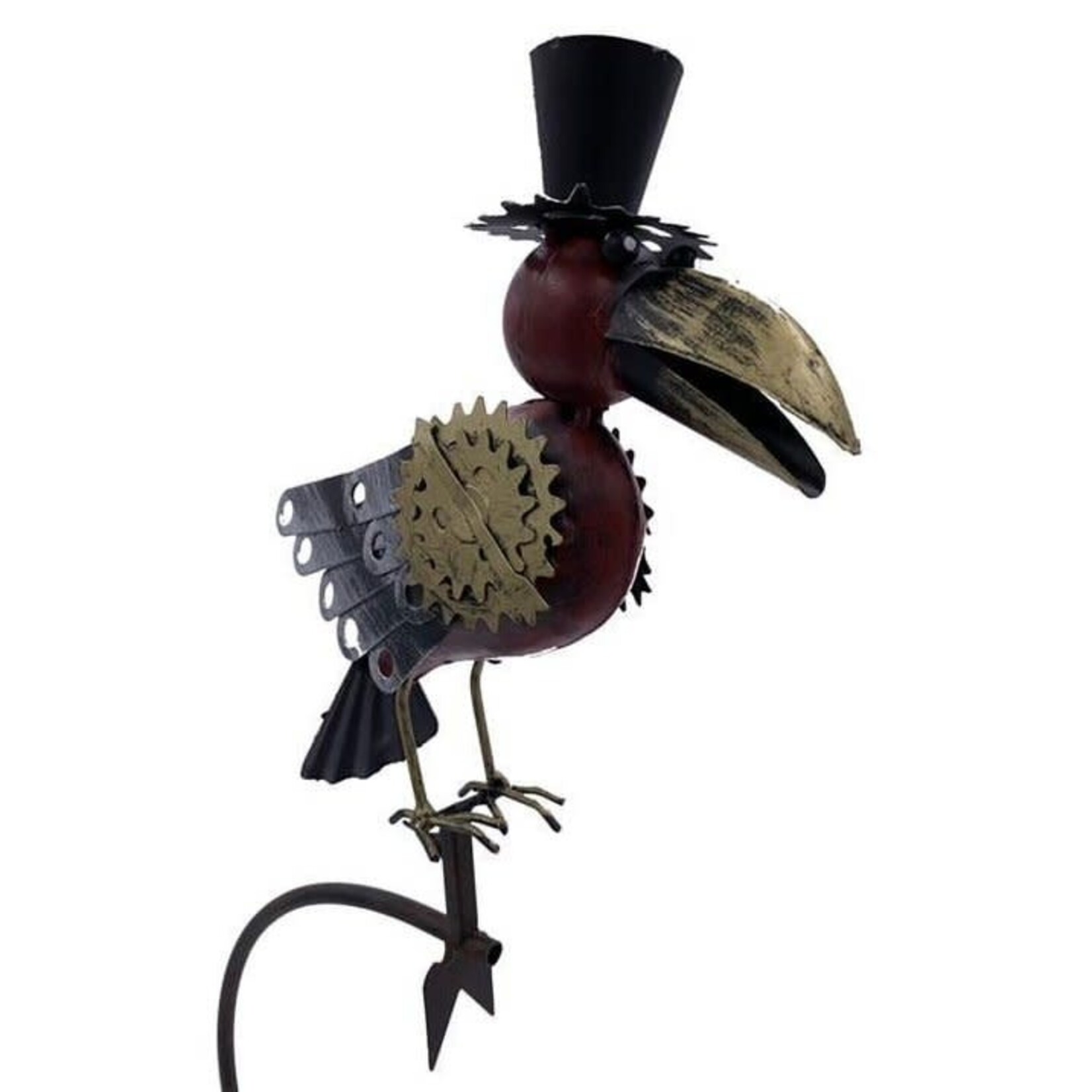 Steampunk Bird Rocker With Top Hat