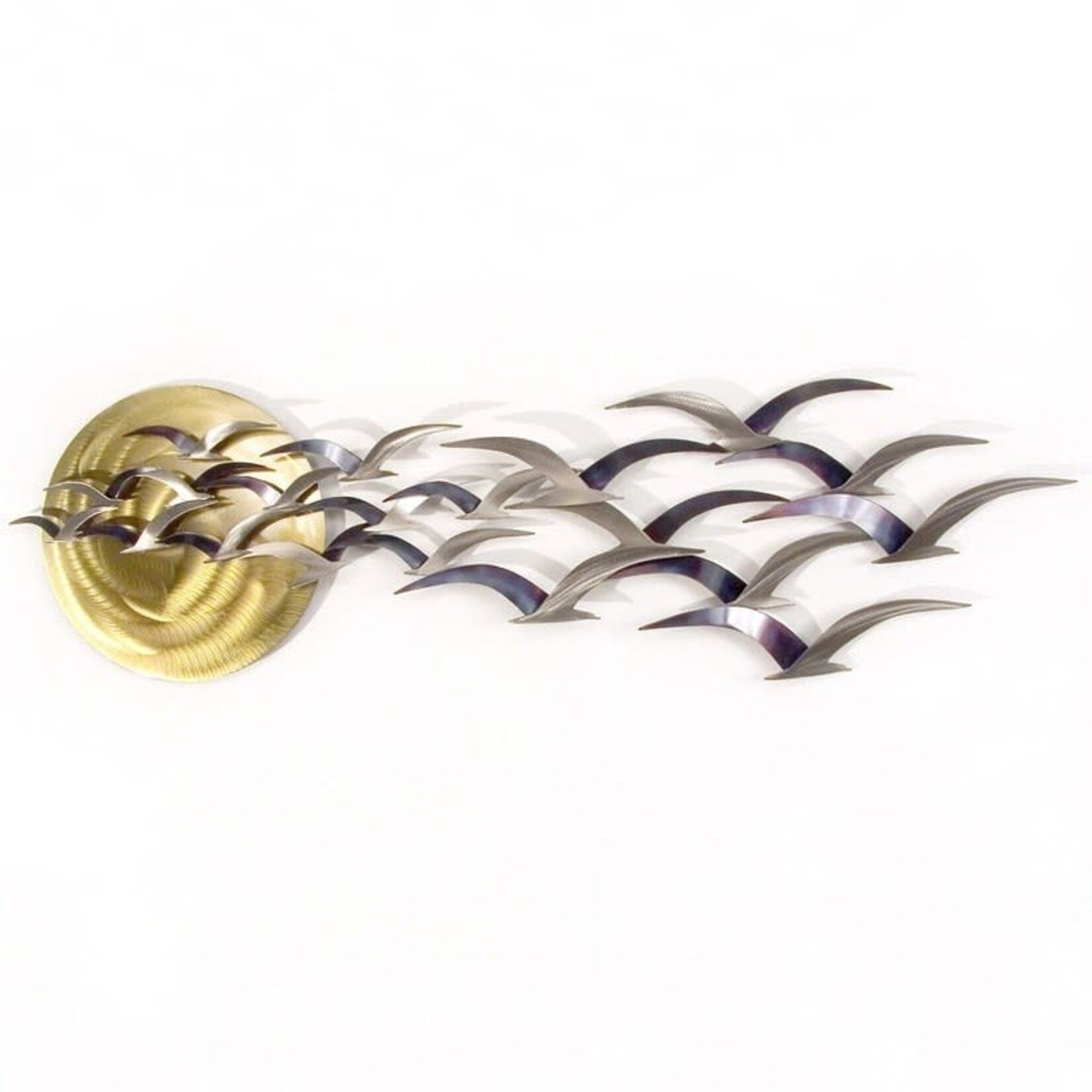 Copper Art LLC Seabirds At Sunset Wall Decor