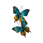 Copper Art LLC Sunset Moth Pair  Wall Decor