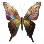 Copper Art LLC Purple Spotted Butterfly Large