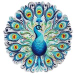 Spinfinity Peacock Vivid Wind Spinner