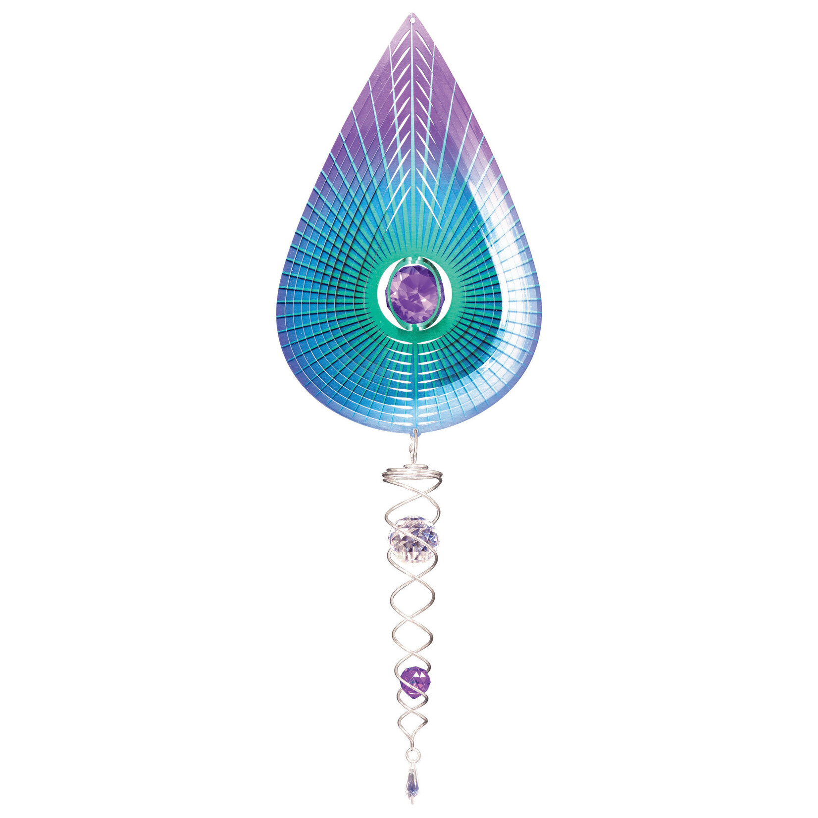 Spinfinity Crystal Purple Teardrop Mini Set